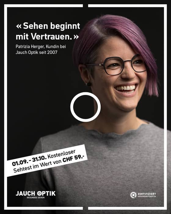 Für einen Termin kannst du dich gerne per Telefon oder Onlineagende bei uns melden.✨
Wir freuen uns auf dich!
Dein Jauch Optik Team